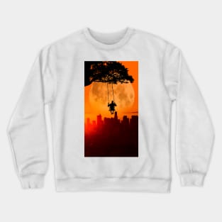 Swinging under the City Crewneck Sweatshirt